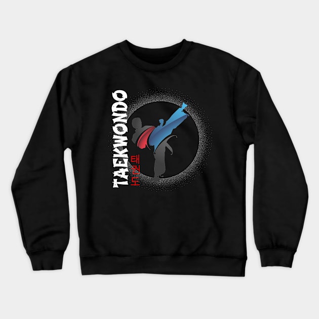 Martial Artist Side Kick TaeKwonDo Crewneck Sweatshirt by pho702